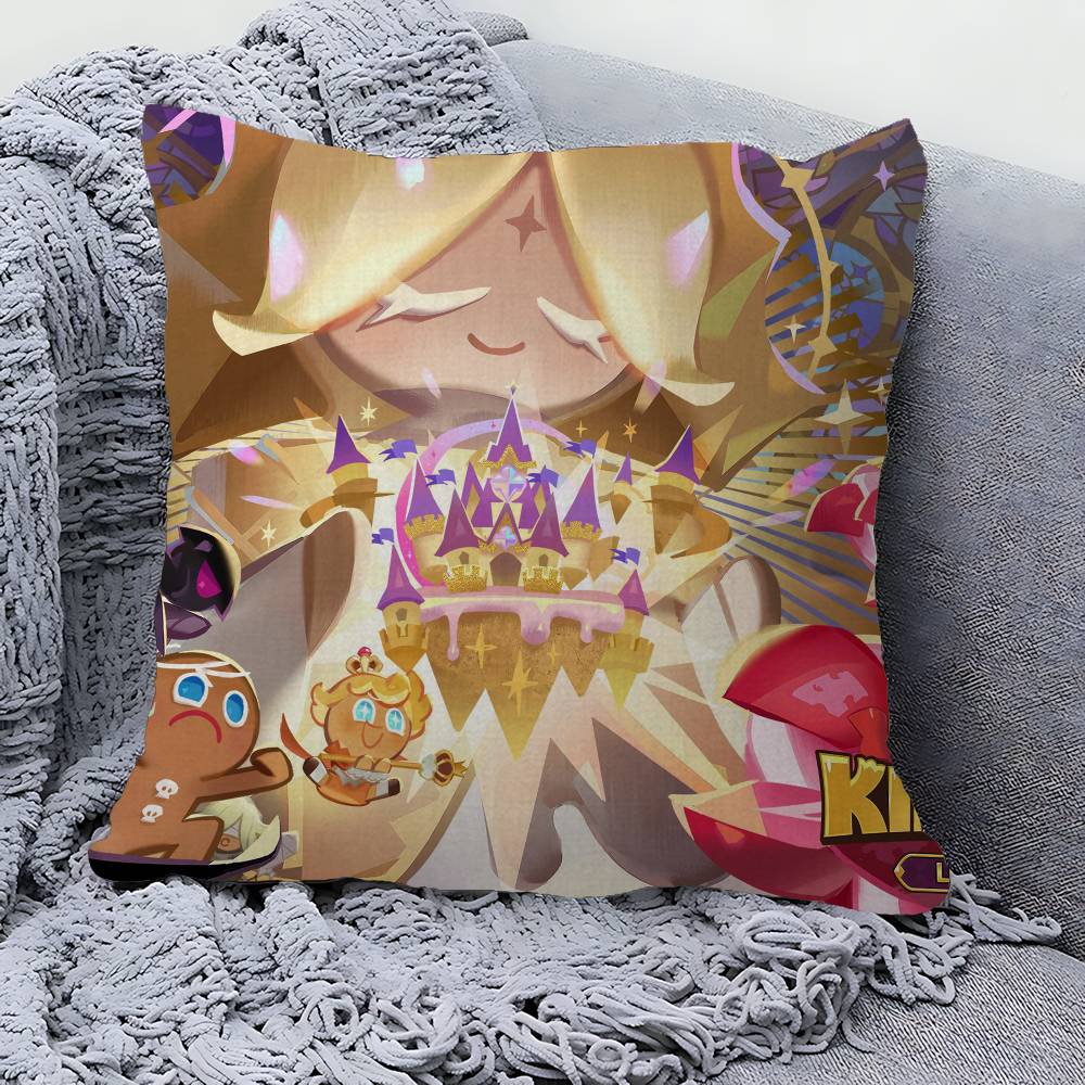 Game C-Cookie R-Run K-Kingdom Personalized Pillow Dust Cover Bedroom Kids Party Decoration Pillowcase Birthday Children Gift