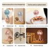 Portable Rechargeable 3-speed Fan Baby Stroller Bed Mute Fan Variable Base Octopus Mini Fan Office Desktop Hands Free Fan