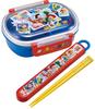 Skater Lunch 1 with Fluffy Meal Made in Disney Toy Story 24 Kids' Box, Tier, 360ml, Inner, Dome-Shaped, Container, Antibacterial, Japan, Design,