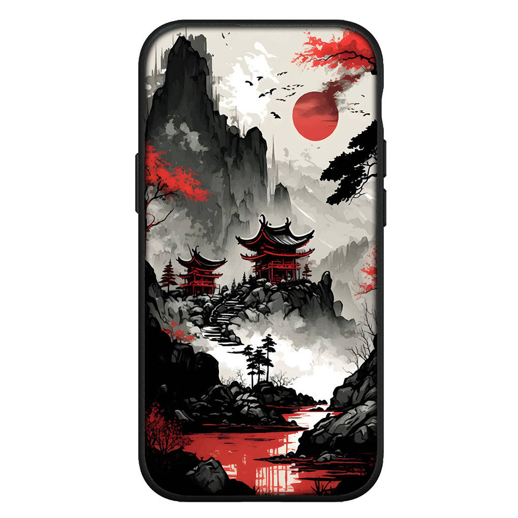 Cover per iPhone 15 14 Xiaomi Redmi Note 13 12 11 Pro Max X 8 7 9 XR Samsung Galaxy S24 S23 OPPO A15 Huawei Japan Samurai Skeleton Ninja Bushido Case