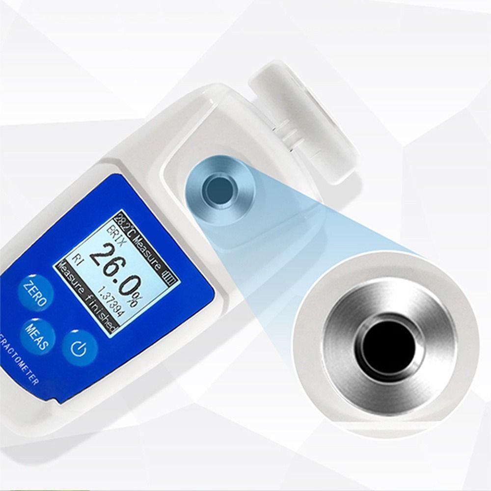 Mini Brix Tester ±0.2% Precision Brix Meter Digital Brix Refractometer Fruit, Juice, Drink