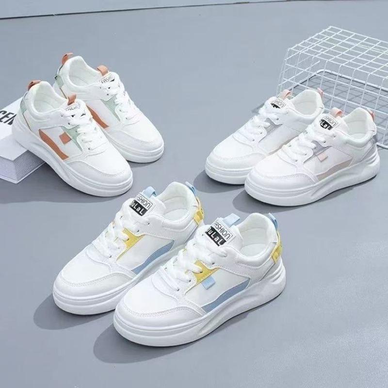 Comfortabele kleine witte schoenen dames mesh ademend lente en herfst nieuwe student veelzijdig enkele schoenen casual sport net schoenen