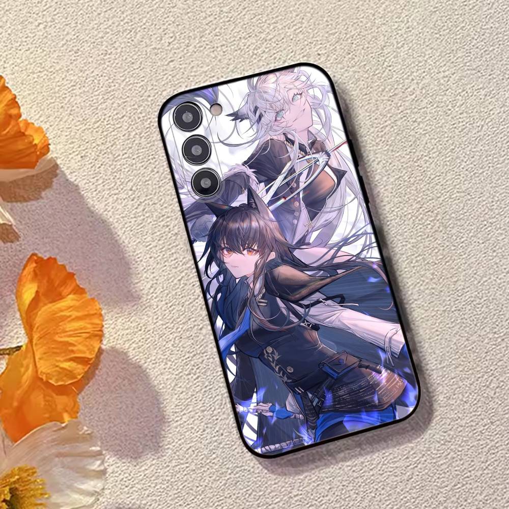 Game Arknights Phone Case For Samsung Galaxy A73,A72,A71,A70,A53,A52,A51,Others Soft Black Cover