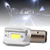 High/Low Beam Light COB Scooter Head Lamp Tool BA20D Motorcycle LED Headlight BlubTools