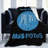 Coperta Copri-Piumino Bad Bunny Debi Tirar Mas Fotos Tour Flanella DTMF Coperta Plaid Super Calda per Viaggi all'Aperto Camera da Letto