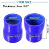 ACROPIX 50-60mm 2"-2.4" ID Straight Silicone Reducer Hose Silicone Hose Coupler Intercooler Tube Blue
