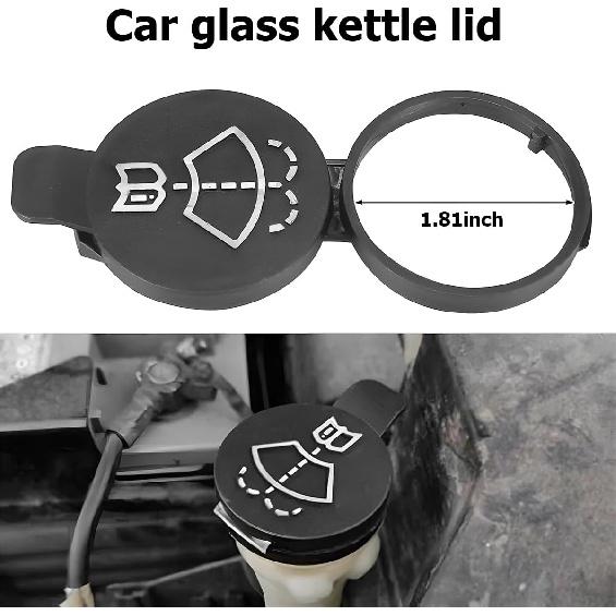 Mandark Car Windshield Wiper Washer Fluid Reservoir Tank Bottle Cap, Automotive Windscreen Washer Fluid Caps, OEM#13227300 Replacement, Compatible