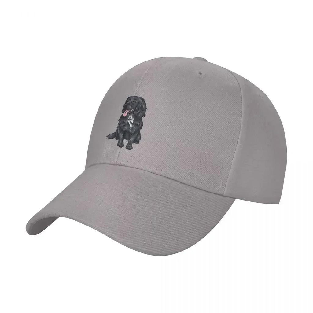 Happy Black Cocker Spaniel Cute dog Art Baseball Cap Beach Bag funny hat Golf Hat Sunscreen Hats Man Womens