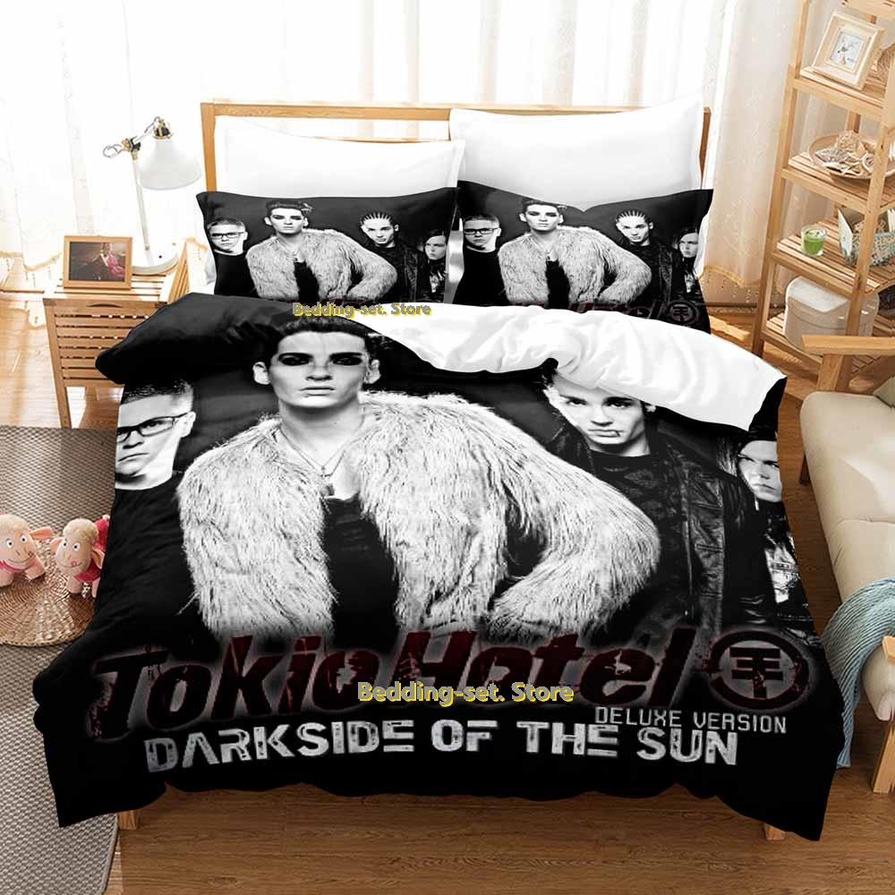 Comforter Tokio Hotel Bedding Set Single Twin Full Queen King Size Bed Set Adult Kid Bedroom Duvet Sets 3D Print Anime Bed