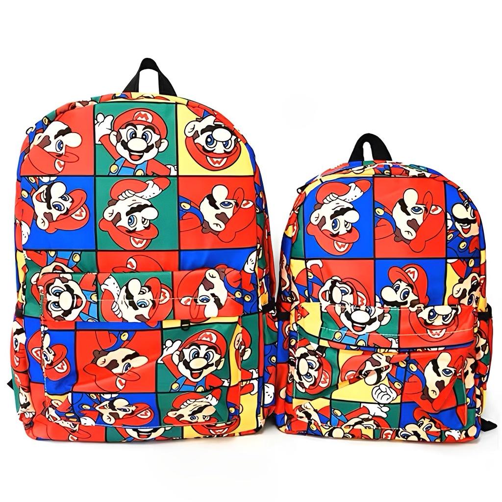 Super Mario Bros Rucksack Kinder Schultasche Weihnachtsgeschenk Verstellbare Träger!