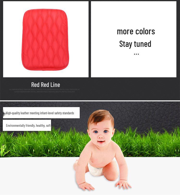 Universal Memory Foam Car Armrest Pad - Protective Central Console Cover