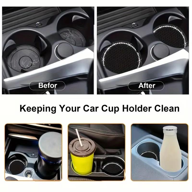 Car Coaster Water Cup Bottle Holder Anti-slip Pad Mat Silica Gel Waterproof For Interior Decoration Car Styling Accessories