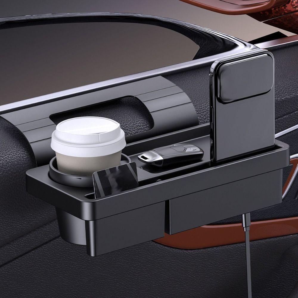 Storage Box Cup Holder Storage Barrel Pocket Multi Functional Storage Box Car Storage  Car Interior