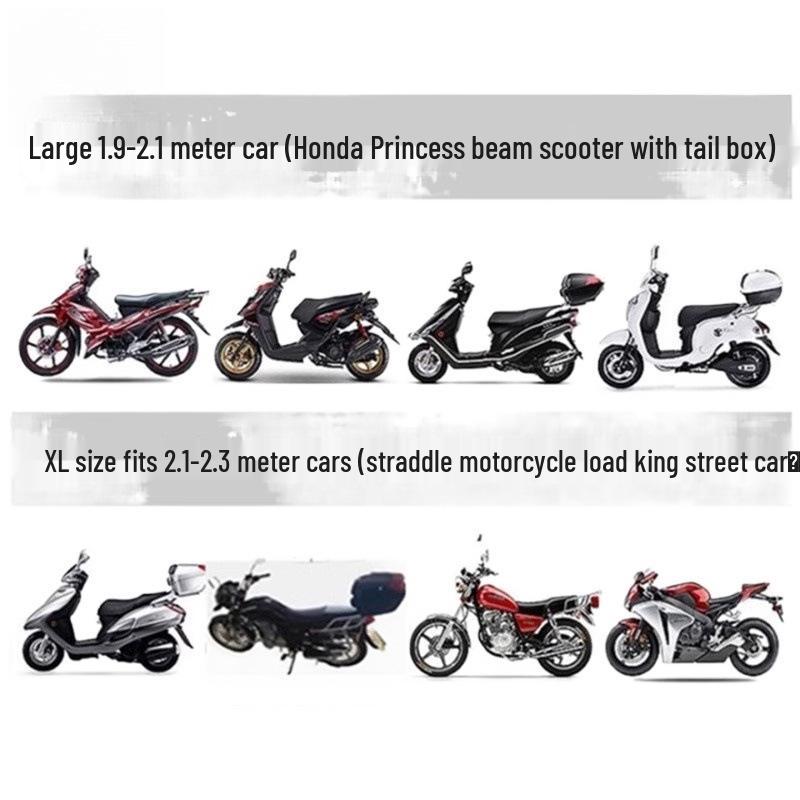 Four Seasons Universal Thickened Motorcycle & Electric Car Dustproof, Waterproof Cover