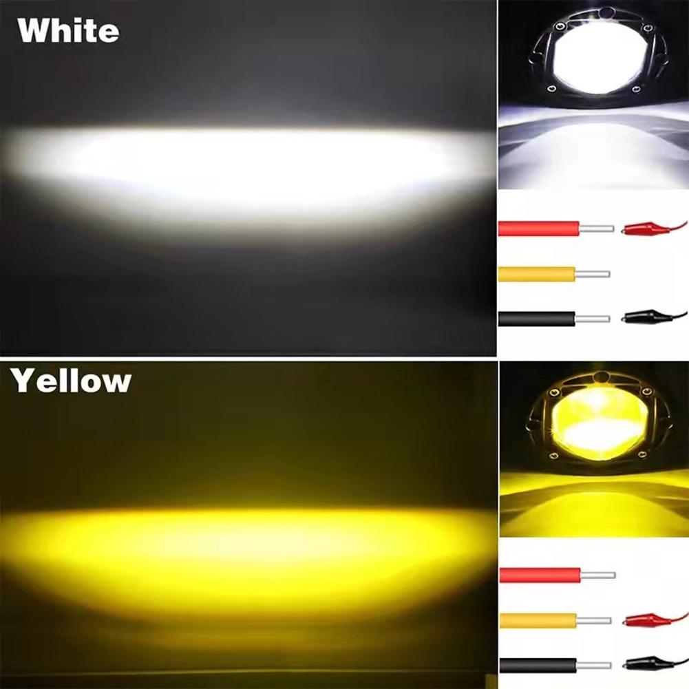 2PCS 3 Inch LED Work Light 6500K Flush Mount Driving Light Fog Lights For 4x4 Jeep Offroad ATV Trucks Motorcycle Headlights