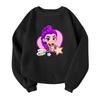 Children's Fashionable Lightweight Long-sleeved Round Neck Pullover With Pockets Printed Pullover
