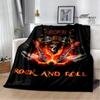 Rocková kapela AC/DC retro potištěná deka Flange hřejivá deka piknikové deky cubre cama throw deka podšívka do postele dárek k narozeninám