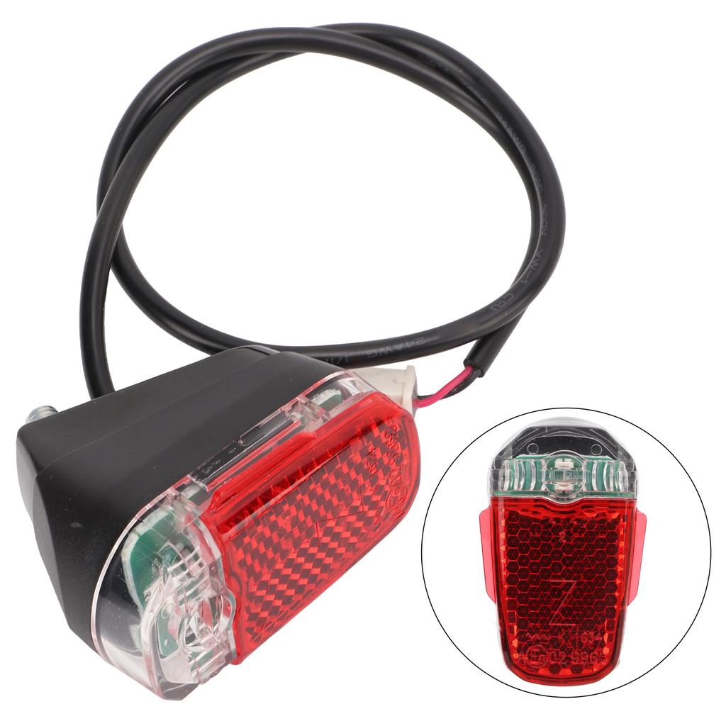 Electric Scooter Rear Tail Light with Dirtboard for Ninebot MAX G30D Rear Warning LED Tail Lamp