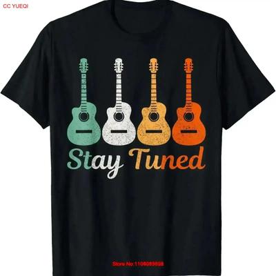 Gitarrenmusik Vintage Musiker T-Shirt Gewaschen Mode-Designer-Kleidung Atmungsaktiv Lässig Weich Dehnbar Vielseitig homme vintage