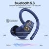 Wireless Earbuds Bluetooth 5.3 Headphones Sport, 50H Stereo Ear Buds Dual LED Display, 2025 Bluetooth Earbuds with 4 ENC Noise Canceling Mic, IP7