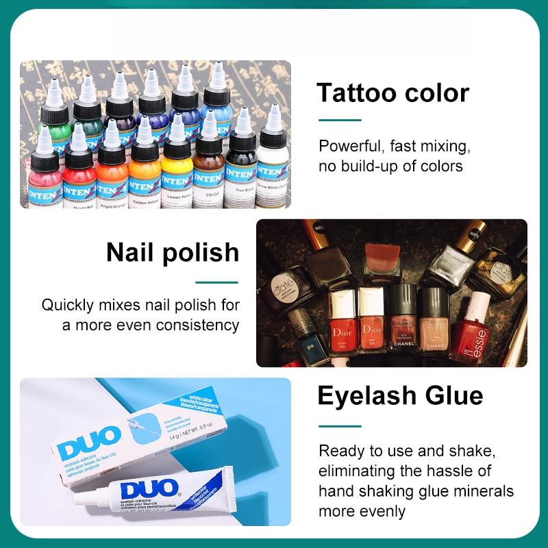 2000RPM Portable Laboratory Shaker Tattoo Pigment Nail Polish Liquid Ink Mixer Mini Vortex Mixer