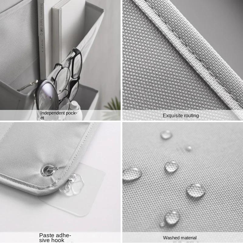 Creative Fabric Makeup Storage Bag Multi-layer Hanging Bag Behind Door Organizer Bag Dormitory Storage Bag Sundries Bag