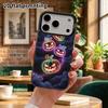 Phone Case: 2D Flat Design, Suitable for iPhone 18 17 16 15 14 13Pro In Color Silver Protective Case, Couple Style, Neon Line Pumpkin, Christmas and H