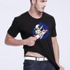 Summer Top Mens T Shirts Harajuku Casual Clothes Short Sleeve Fashion Astronaut Printed O Collared Tshirts Fashion Soft Pullover