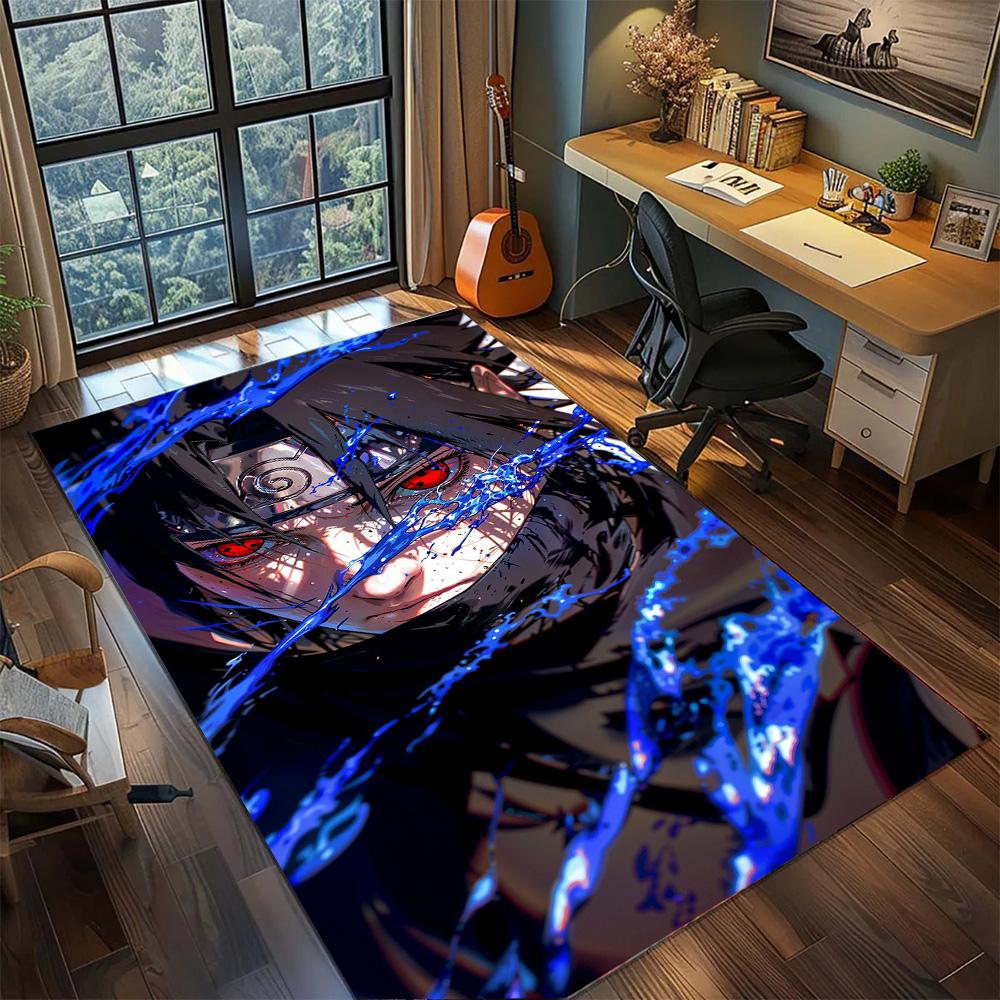 Naruto Non Slip Daily Decor Carpet Rug, Washable Large Area Floor Mat Gamer Room Bedroom Home.-TING