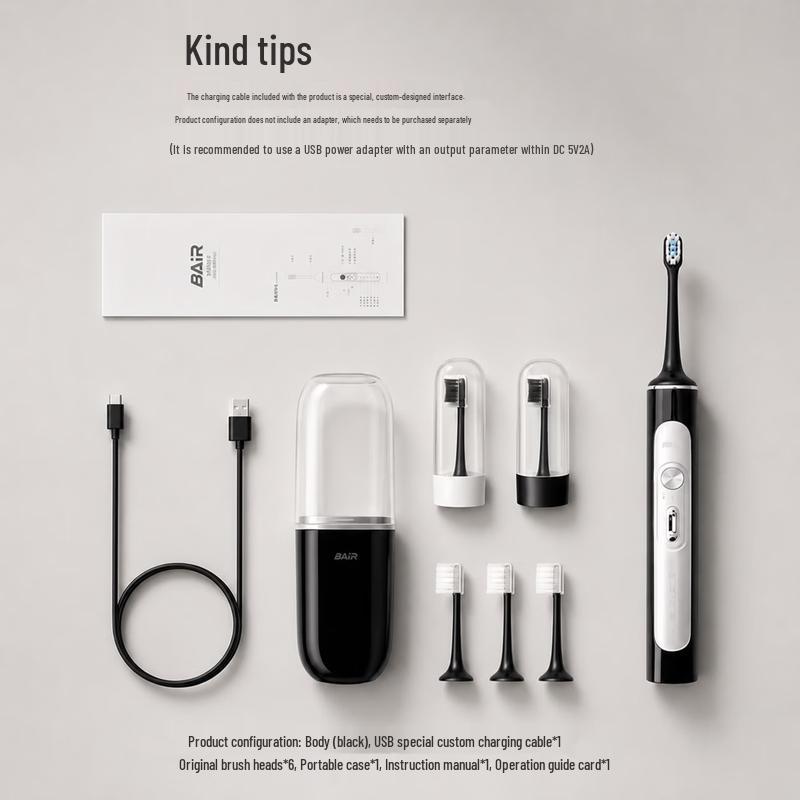 BAIR G2 Sonic Electric Toothbrush CN plug (adapter included)