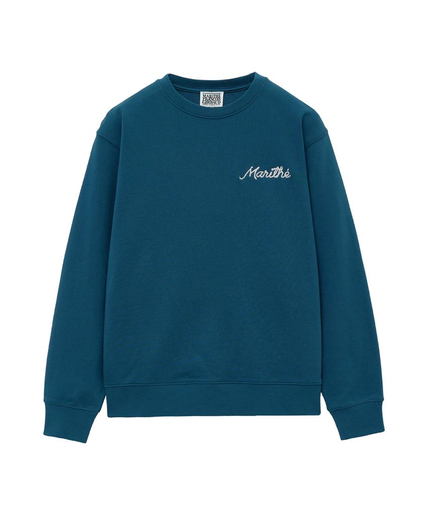 Malittepeulangsowajeobeo Rope Logo Sweatshirt Ash Blue