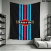 Lancia Martini Wall Tapestry Aesthetic Wall Hanging Printed Fabric Blanket Decorative Tapestries for Bedroom Living Room Home Decor