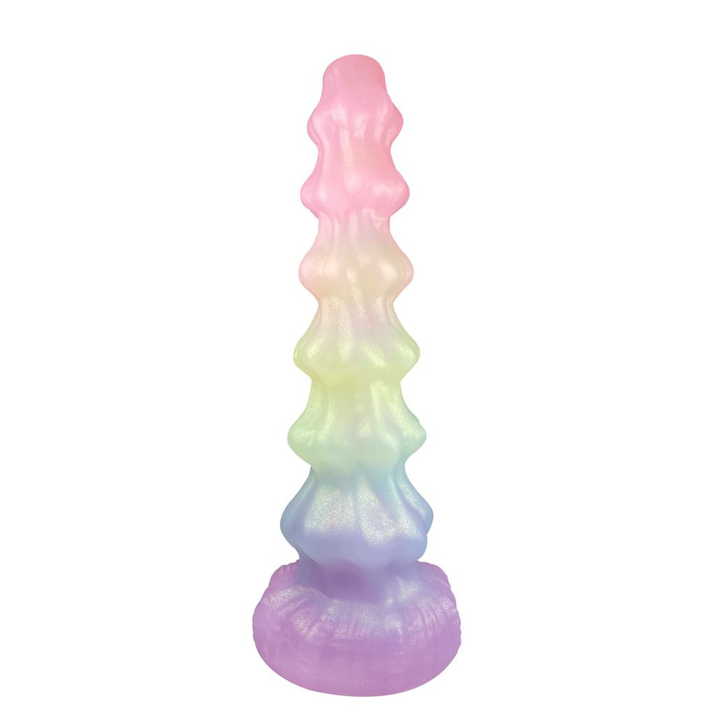 Alien Pagoda Dildo Female Masturbator Liquid Silicone Dildo Rear Anal Plugs Adult Sex Toys Male Anal Plugs