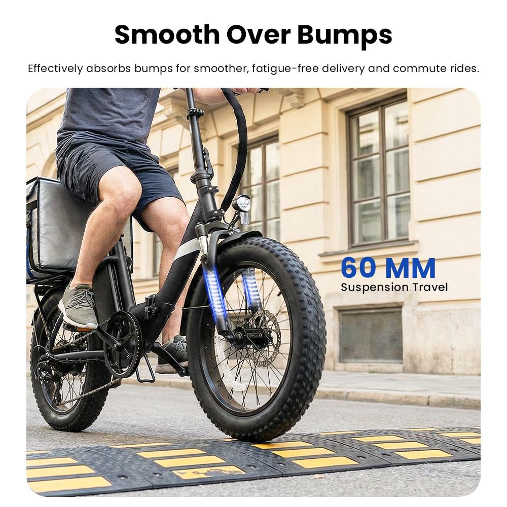Touroll S3 Schwarz EU-Stecker Step-Through 20 Zoll 36V13Ah 250W E-Bike