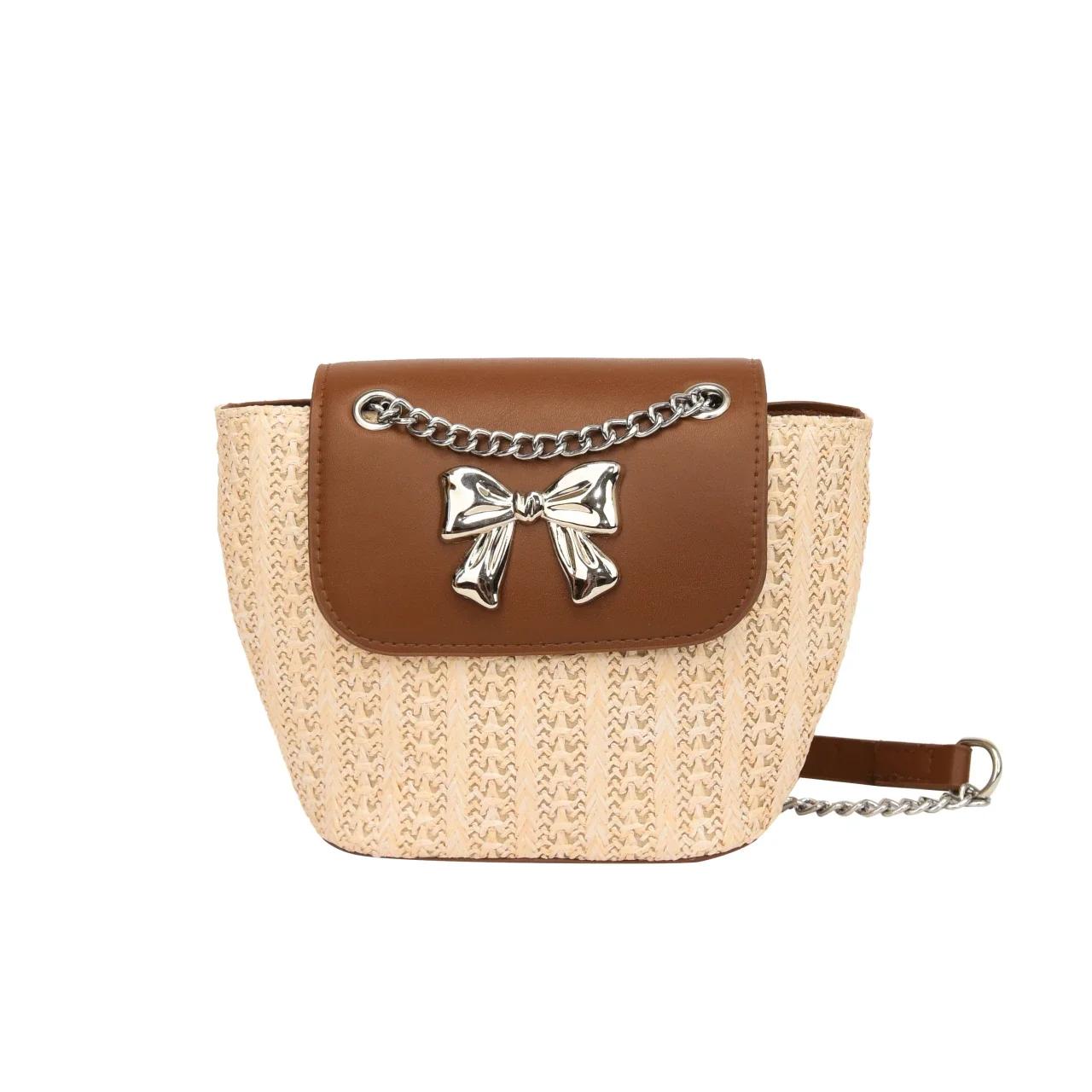 

Универсальные повседневные сумки через плечо с плетением, новые модные праздничные сумки через плечо с бесплатной доставкой, дизайн женских сумок через плечо