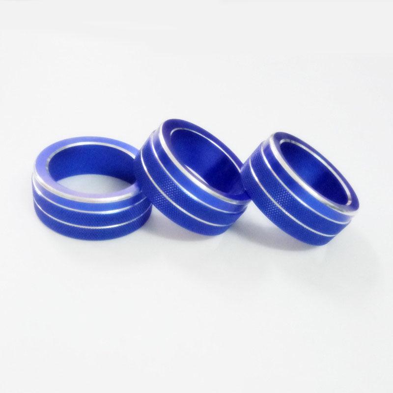 

Honda INSPIRE Air Conditioning Knob & Audio Aluminum Decorative Rings AC Knob Ring - Silver