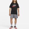Nike Logo Print Crew Neck T-Shirt Men Tops Black DZ3279-010