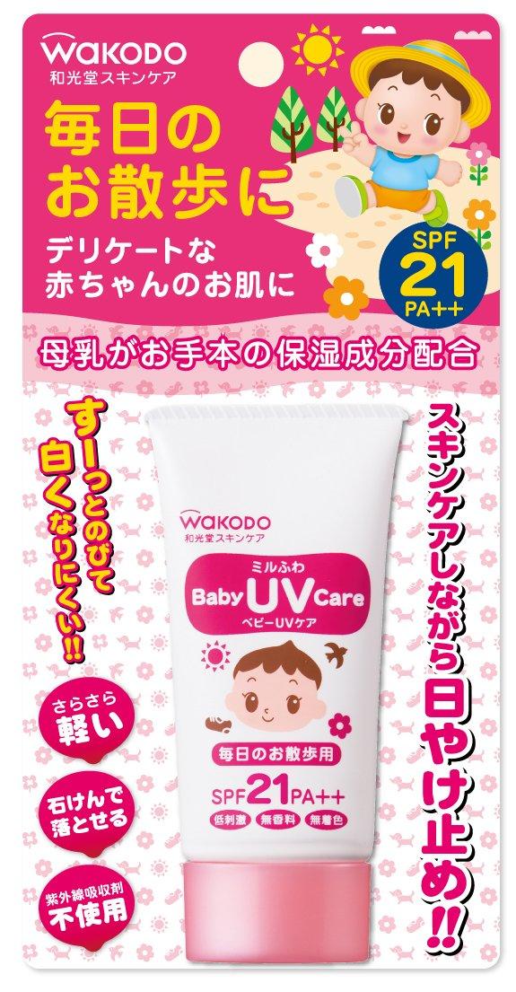 

Wakodo Milfuwa Baby UV Care для ежедневных прогулок 30 г SPF-21