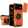 KEYSION Magnetic Phone Case for Infinix Note 60 Ultra 5G Slide Camera Protection Upright Stand 360° Ring Shockproof Back Cover