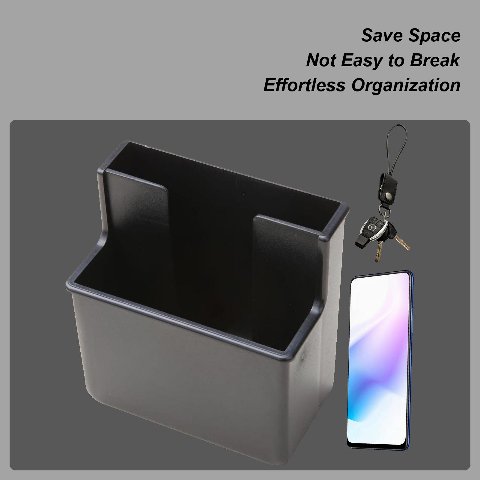 

Car Phone Storage Box Front Seat Center Console Organizer Portable Auto Interior Car Front Seat Organizer for Rooms Kitchens CHINA