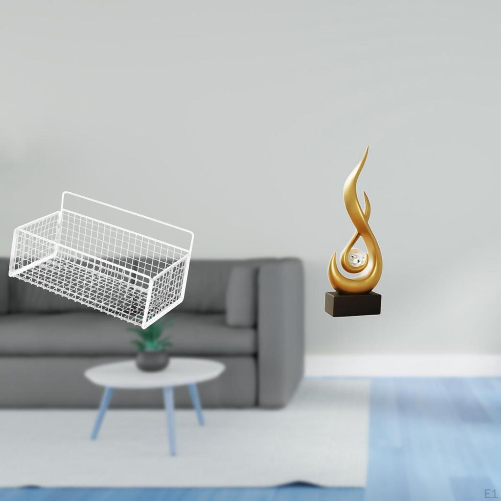 Ember Sculpture Modern Resin Flame Figurine Artistic Fire Keepsake Abstract Statue for Living Room