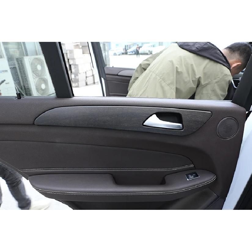 For Mercedes Benz ML GLE GL Class GLS 320 400 Car Styling ABS Carbon Fiber Interior Door Decoration Panel Cover Trim Accessories