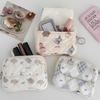 Süße Niedliche Drucke Damen Kosmetiktasche Münzbörse Kopfhörertasche Reise Ausweis Tasche Münz und Schlüssel Multifunktionale Aufbewahrungstasche Mädchen Geschenk