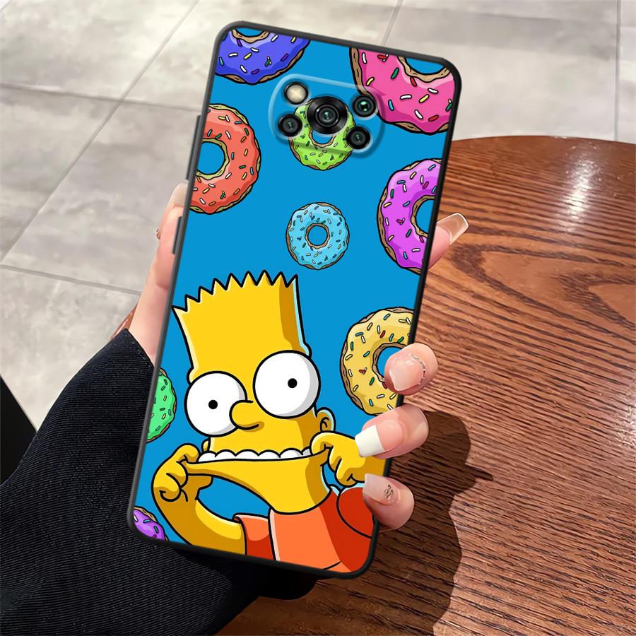 

S-simpsons Донат Чехол для телефона для Xiaomi Poco F8 M3 M4 M7 Pro C71 M5 F3 C50 F1 C61 X3 X4 X5 X7 Pro C75 Poco M7 pro 5G