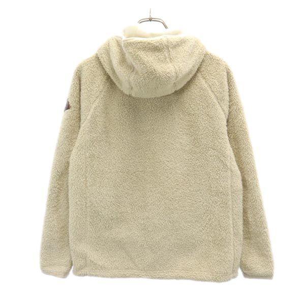 BURTON snow board Long sleeve Pullover Boa Fleece jacket XS Logo Ski Hood Men's Used