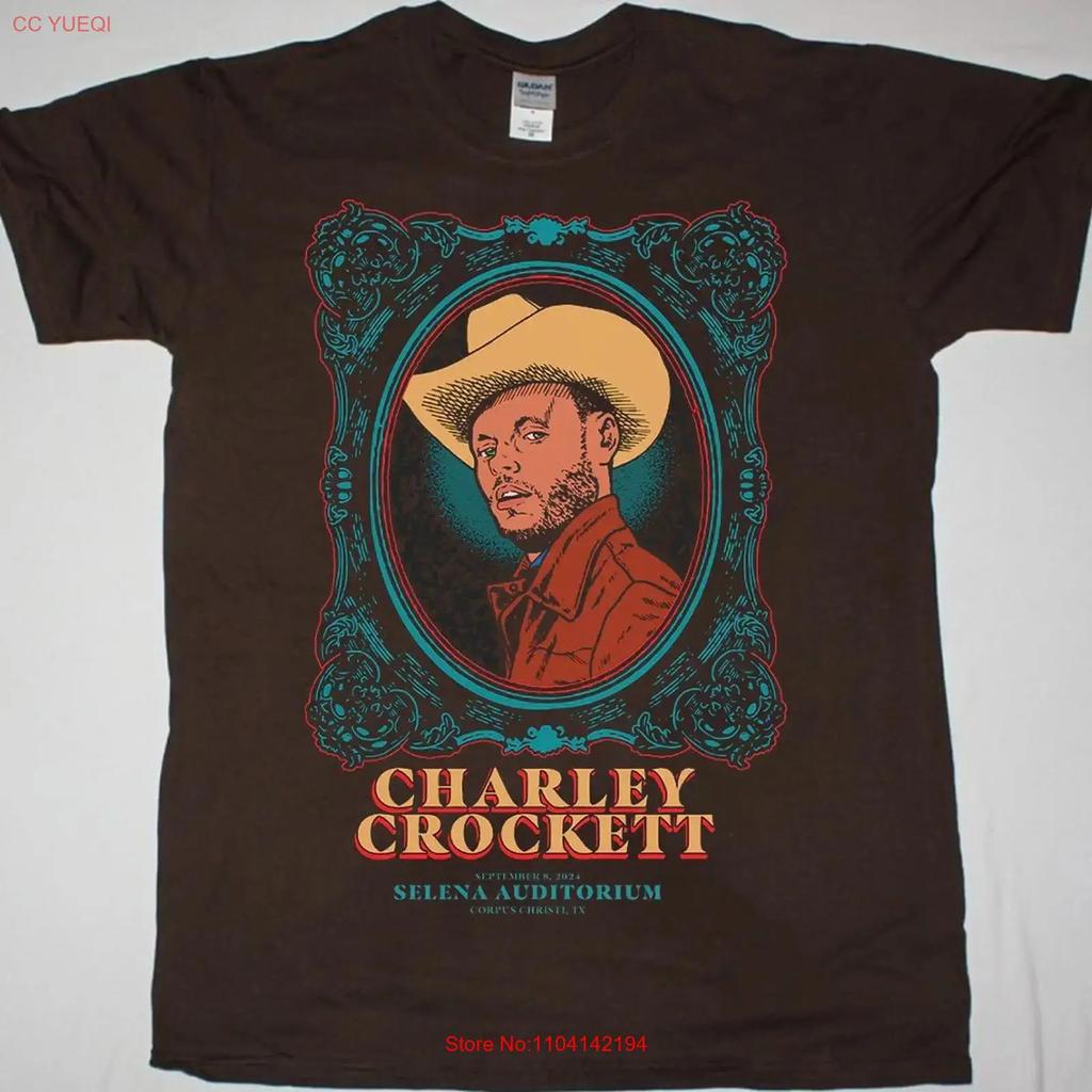 Vintage Charley Crockett Cotton All Size T Shirt 22d14 Vintage Washed Graphic Soft Homme Comfortable Designer Clothes