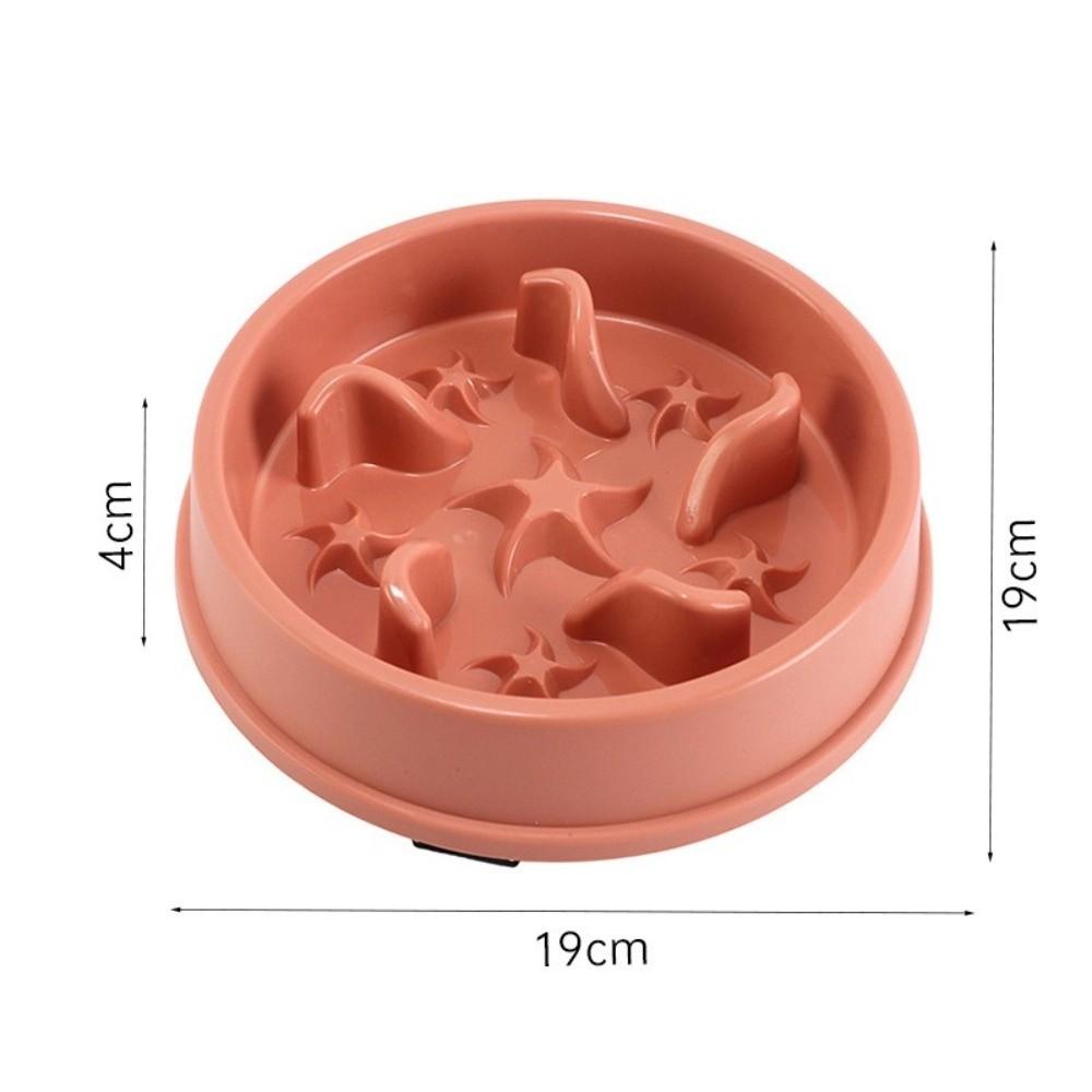 Prevent Choking Slow Eating Dog Bowl PP Material Pet Puzzle Feeder Pet Feeding Bowl  for Dog Cat