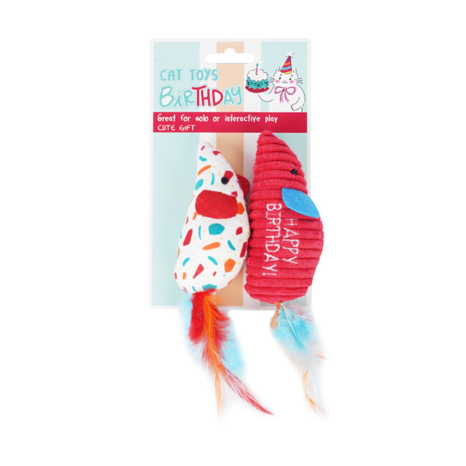 

Pet Simulation Mouse Toy Two Pack Combination Set One Size