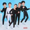 A03 Long Sleeve Tight Suit Set for Adults & Children, Size 16-3XL, Fitness Wear Leotard