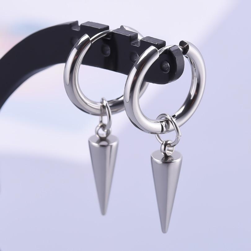

Flamingo Snake Earring Piercing Stainless Steel Earrings For Women Men Accessories Rose Skull Ear Rings Hoops Pendientes Mujer